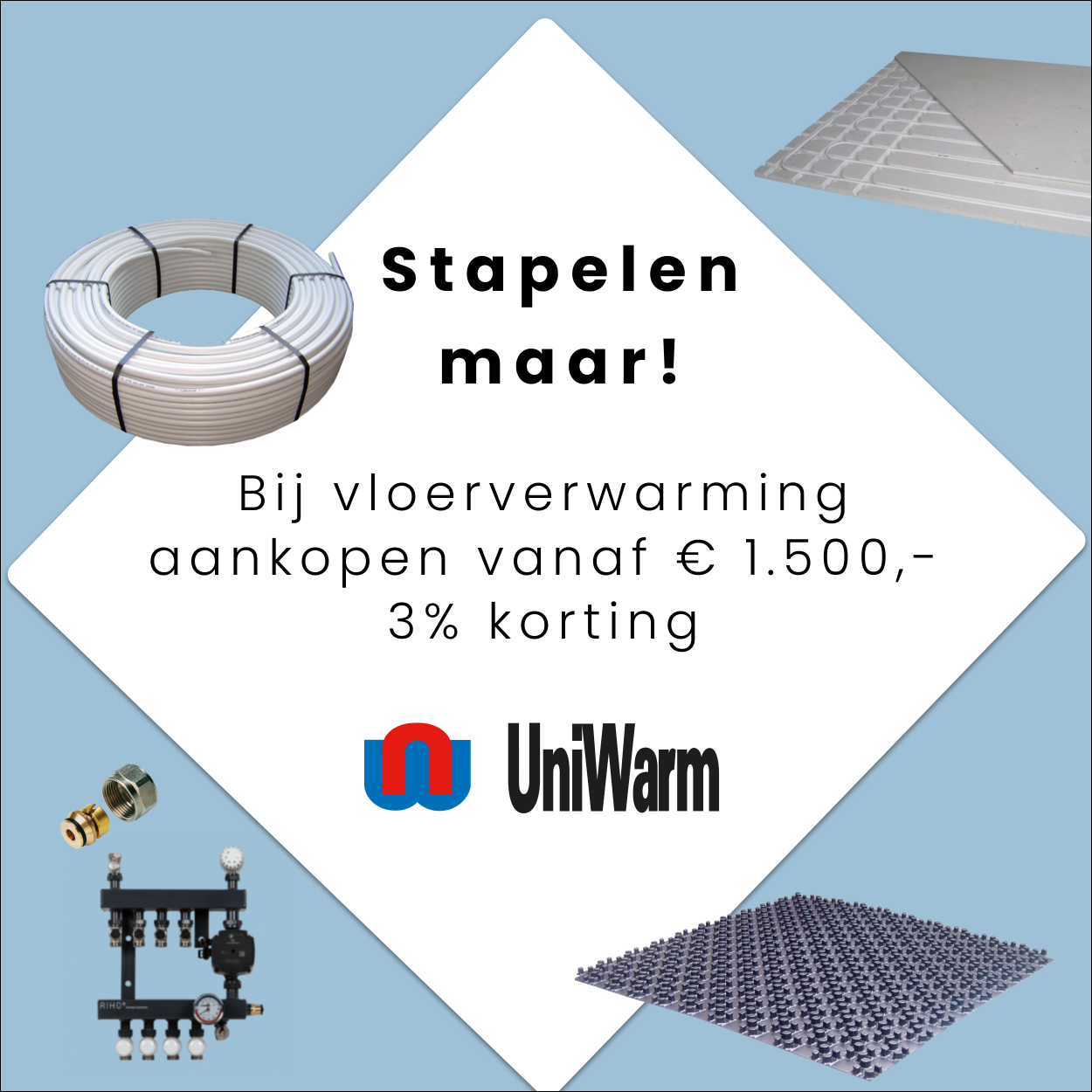Uniwarm Healture Schroeven 60mm 100st